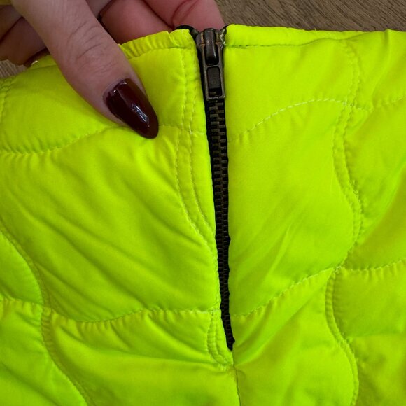 Neon Quilted Sleeveless Ruffled Crop Top 8Y-9Y For Kids By The Creative Factory - Picture 6 of 6